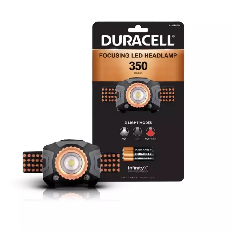 Latarka Duracell 7180 czołowa 350 lumenów