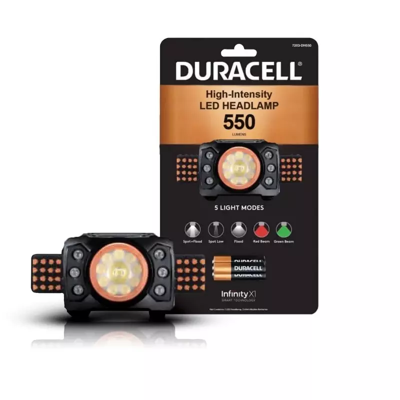Latarka Duracell 7203 czołowa 550 lumenów