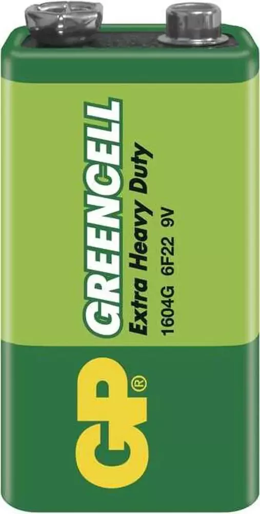 Bateria GP 9V 6F22 Supercell - FOLIA 1szt - cena za 1 sztukę