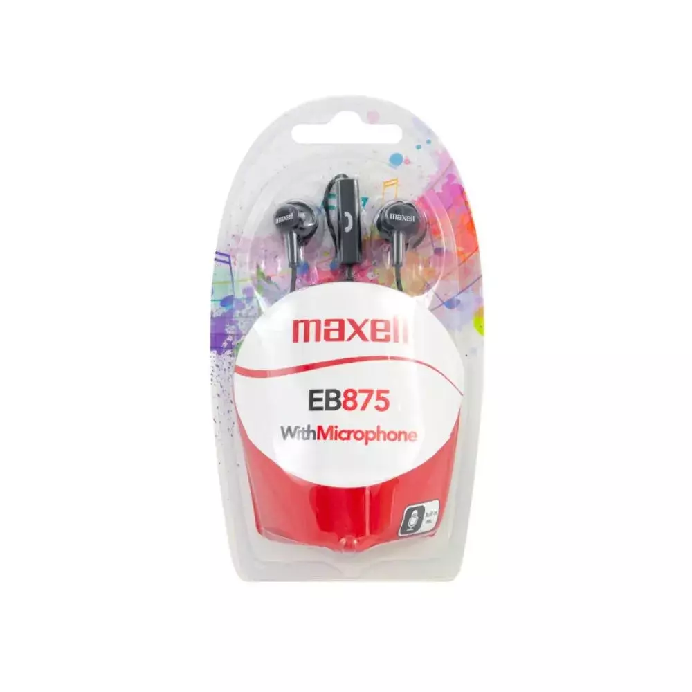 Słuchawki Maxell EB875 Earbuds with Mic White 304018