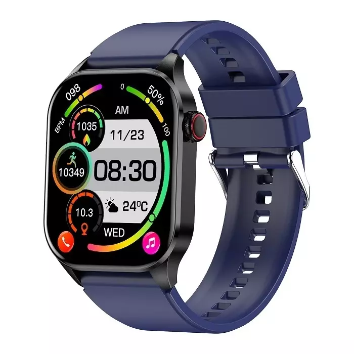 Smartwatch Hagen HB18 czarny pasek granatowy