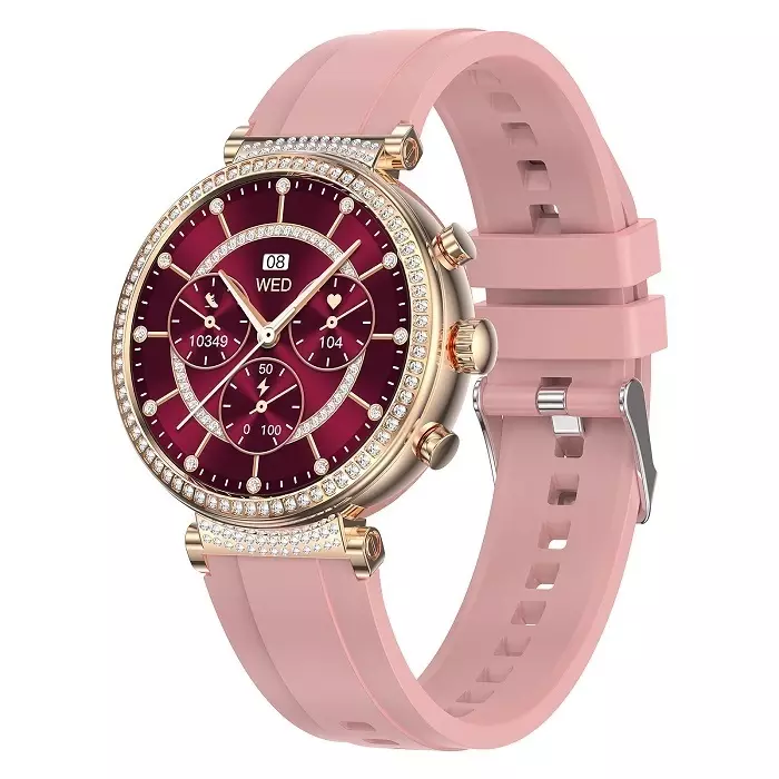Smartwatch Hagen HB43 różowe złoto