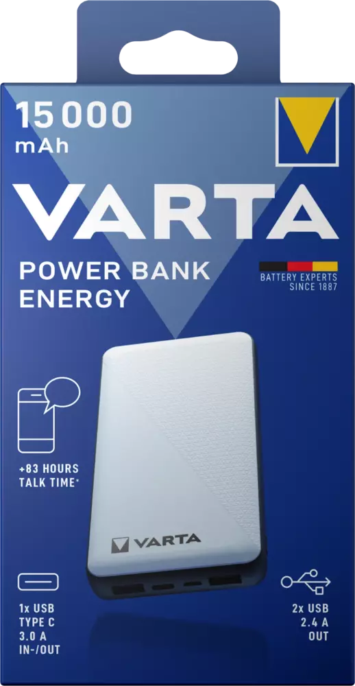 Powerbank Varta Energy 15000mah