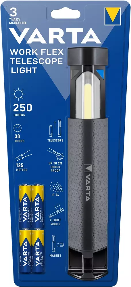 Latarka Varta Work Flex Telescope Light