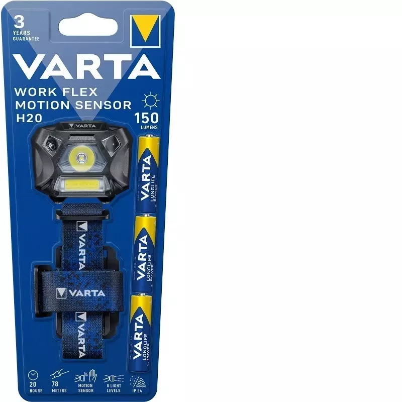 Latarka Varta Work Flex MotionSensor H20