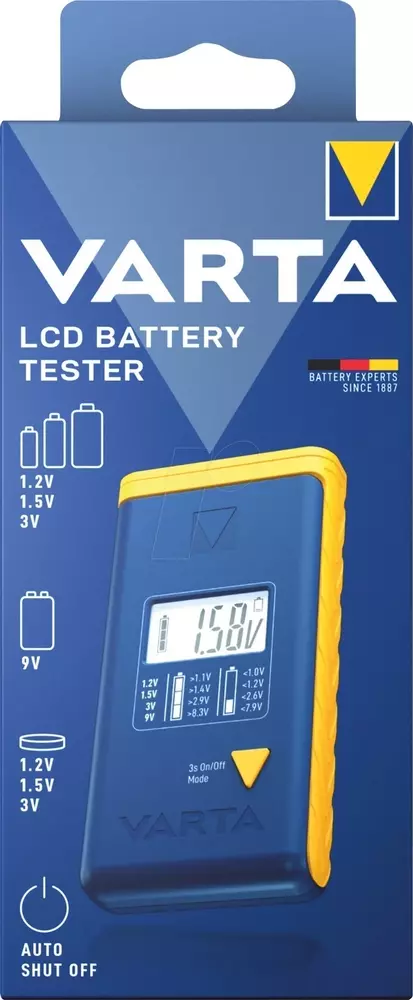 Tester baterii Varta