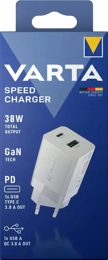 Ładowarka Varta Speed Charger Box 38W 