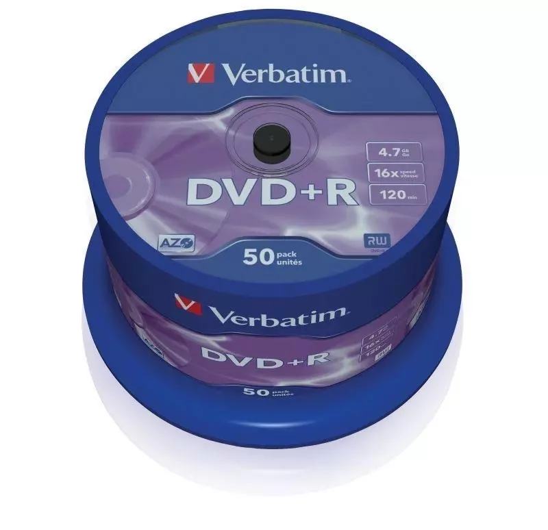Płyta Verbatim DVD+R 4.7GB 43550 Cake 50