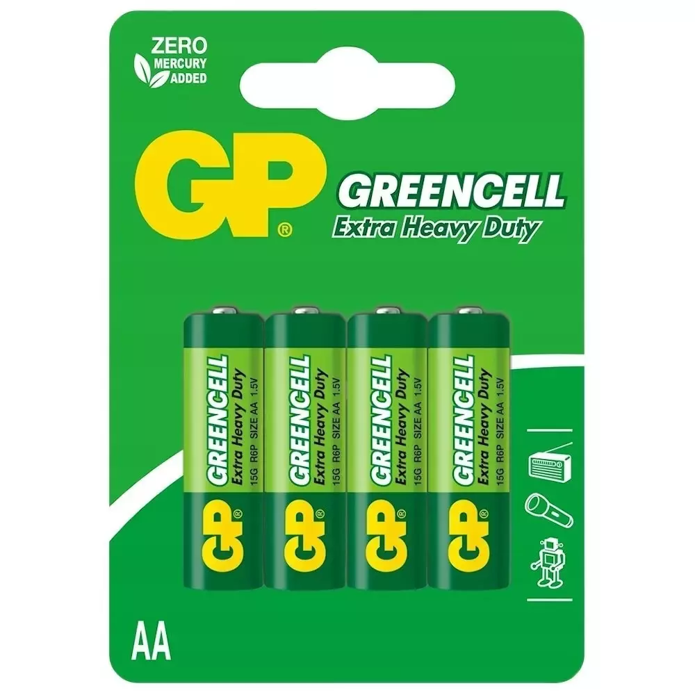 Bateria GP R6 zink Green cell B4