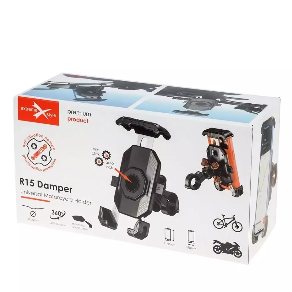 Uchwyt motocyklowy   eXtremestyle  R15 Damper