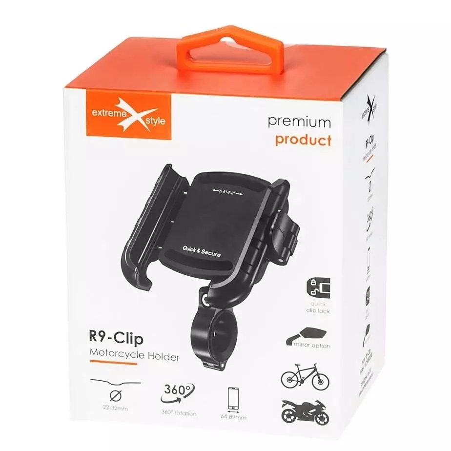 Uchwyt motocyklowy  eXtremestyle   R9-Clip