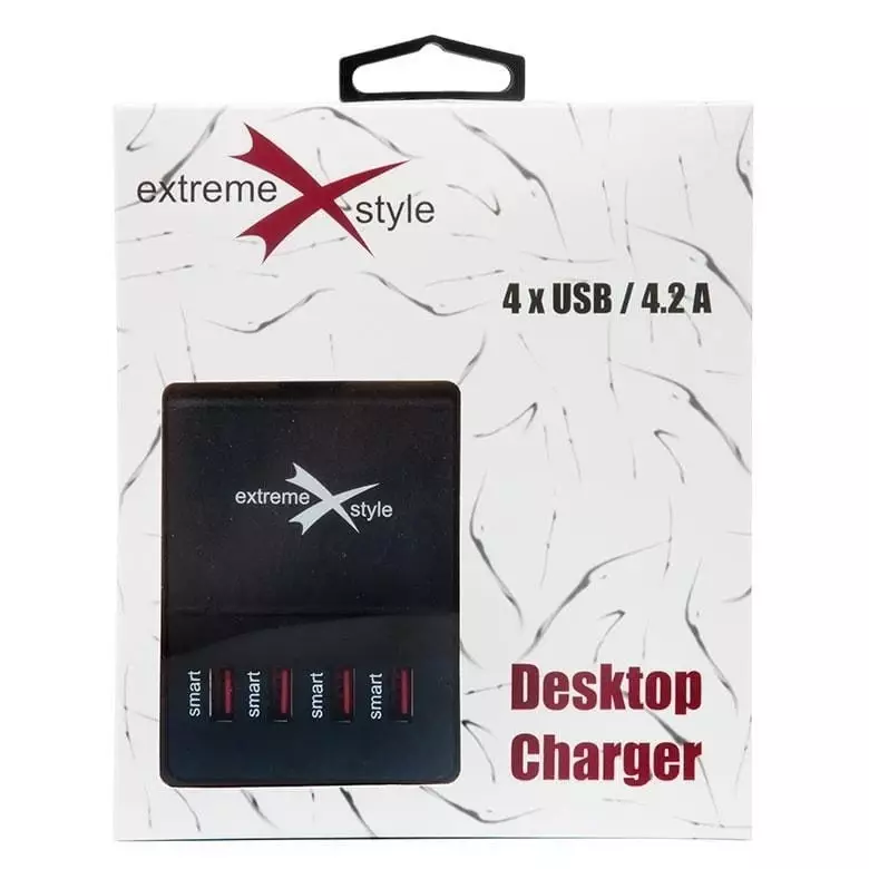 Ładowarka Extremestyle 4xUSB DC424U