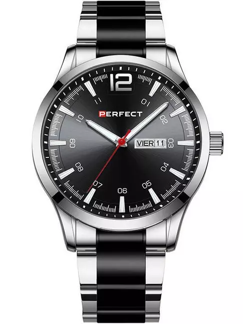 Zegarek PERFECT M115B - 02 SILVER TARCZA SILVER