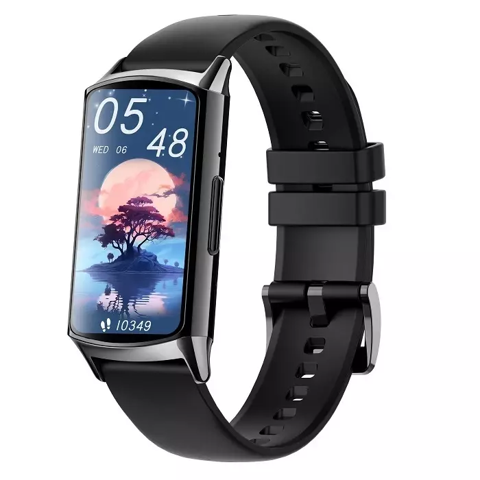 Smartwatch Hagen HB35 czarny pasek czarny silikon