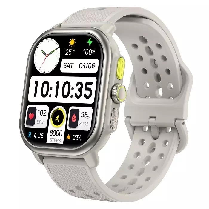 Smartwatch Hagen HB24 GPS pasek szary silikon
