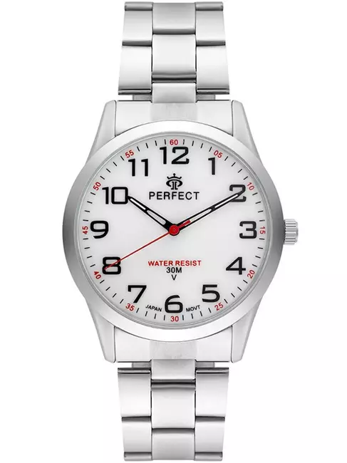 Zegarek Kwarcowy PERFECT R60-02 metal standard