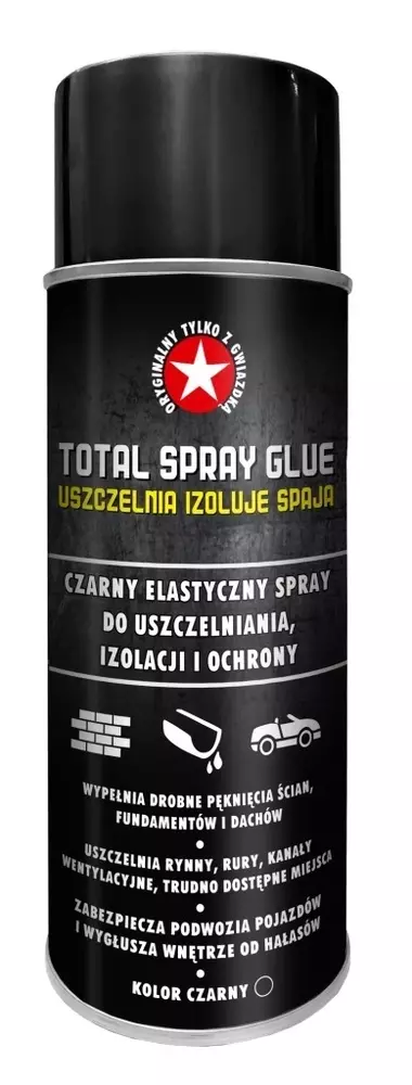 Spray Total glue czarny 400ml 