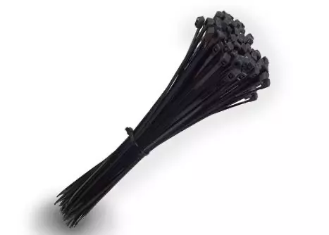 LXOP16 - PS Opaska zacisk.25cm x4,8mm/100szt.cz czarna trytytki 
