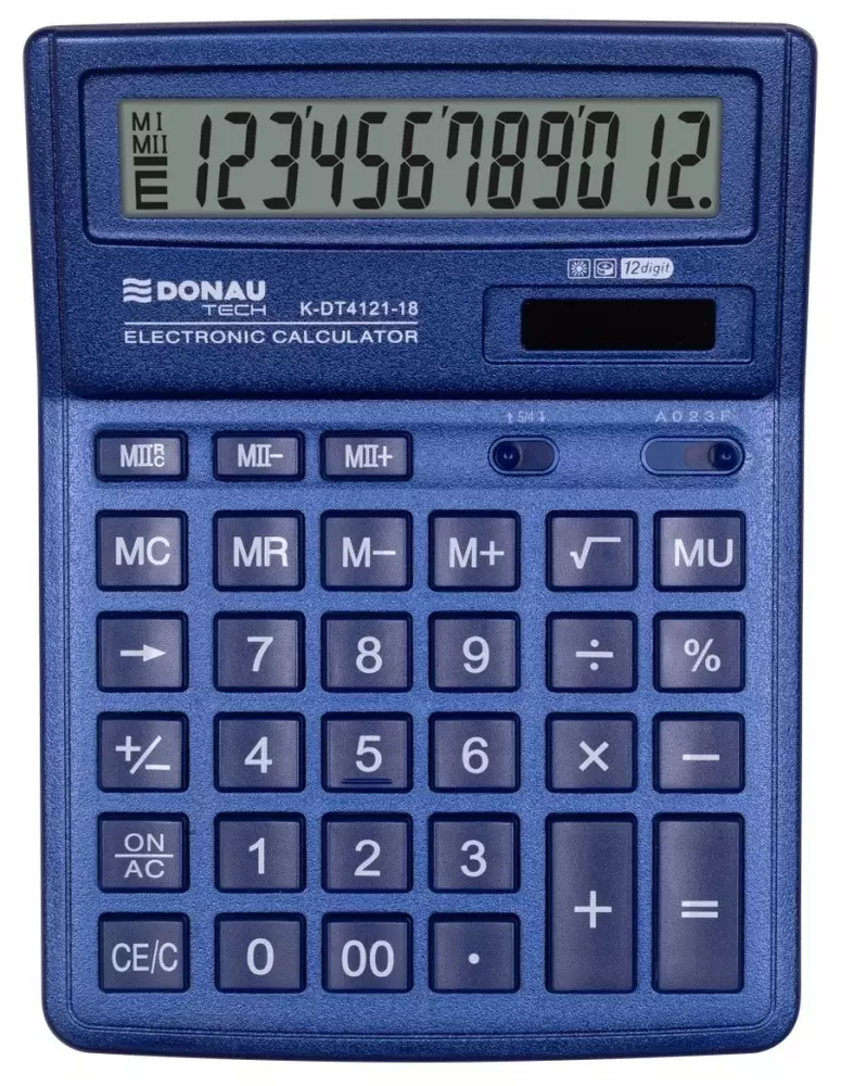 Kalkulator Donau Tech K-DT4121 granatowy