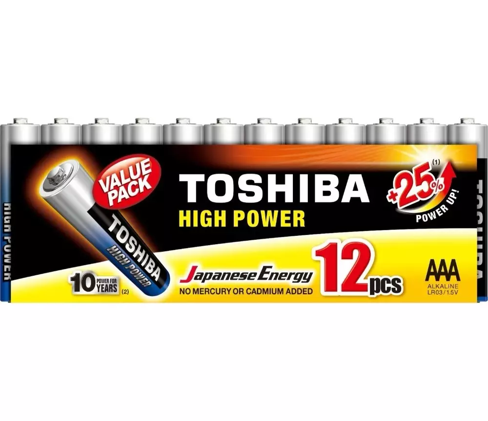 Bateria Toshiba LR3 High Power Multipak S12 