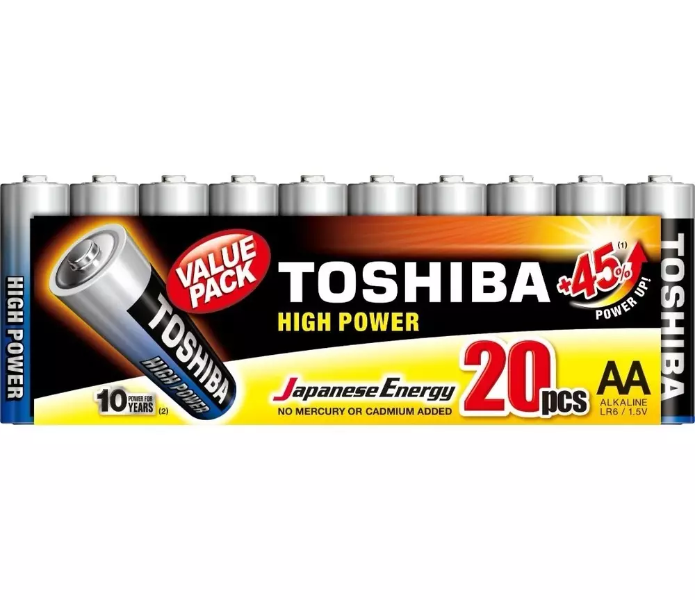 Bateria Toshiba LR6 High Power Multipak S20
