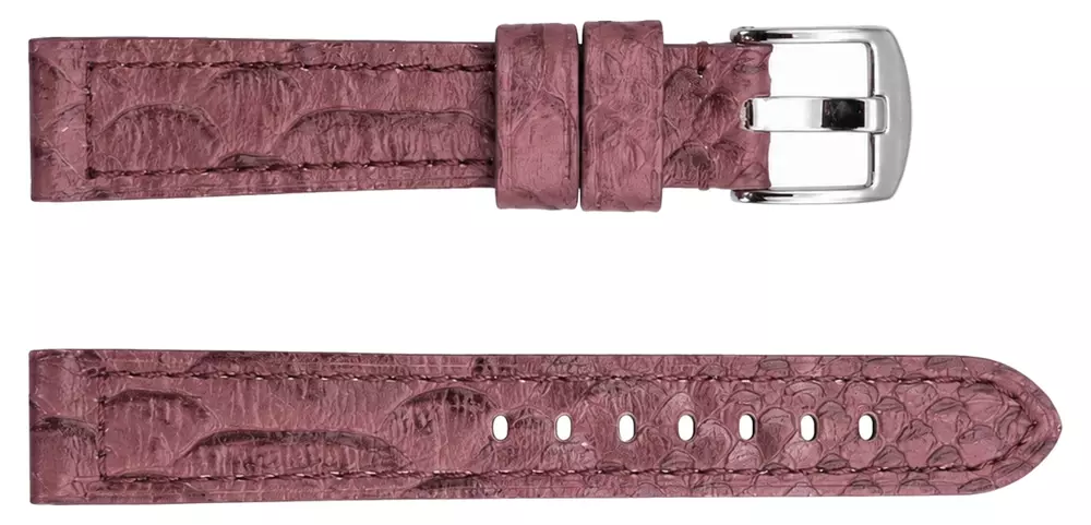 Pasek Vera Pelle 105 18mm brązowy