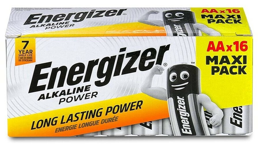 Bateria Energizer LR6 - 16szt ZASTĘPCZE OPAKOWANIE ZBIORCZE 