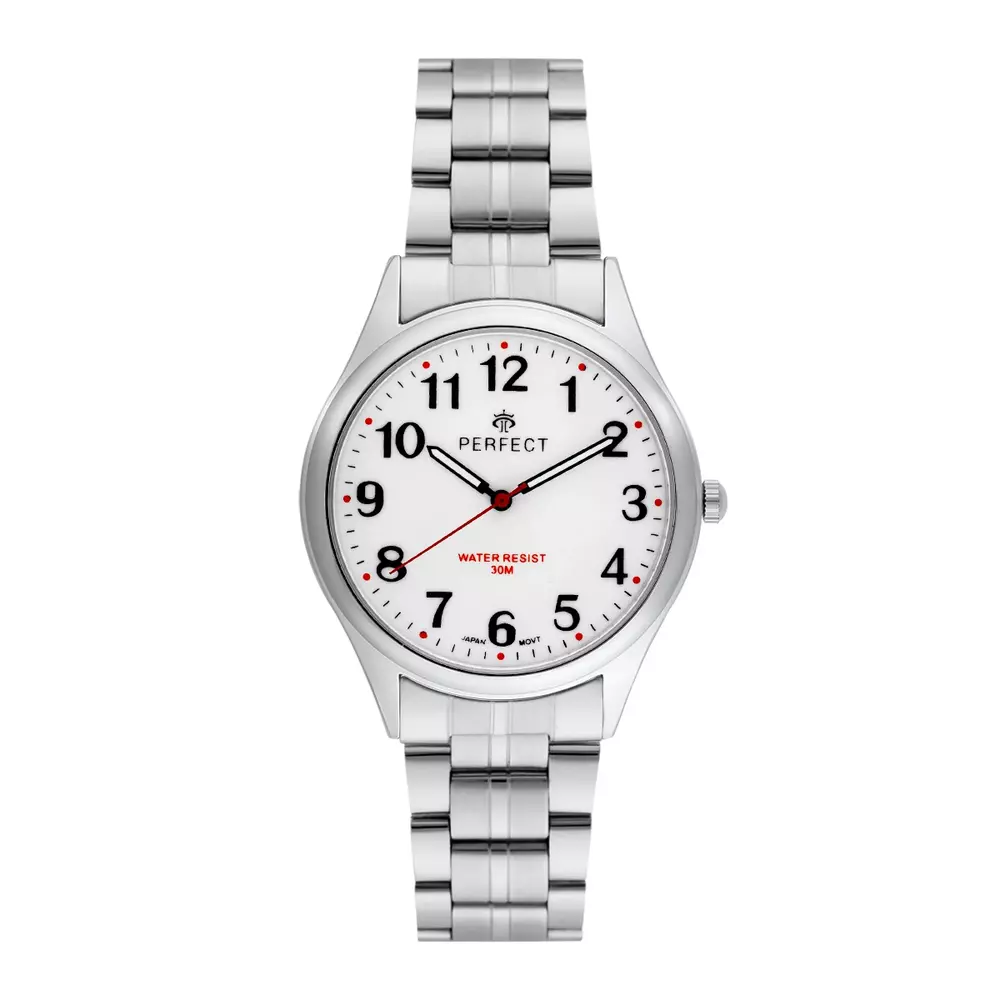 Zegarek Kwarcowy PERFECT R409D-02 Metal Standard Męski 