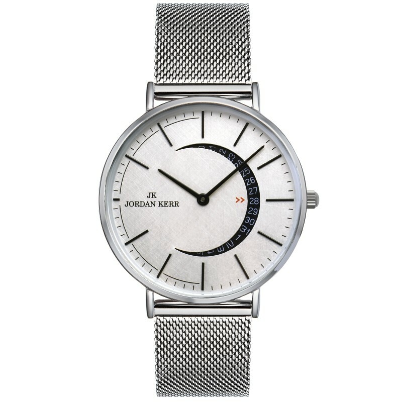 Zegarek Jordan Kerr G3017 IPS srebrna tarcza
