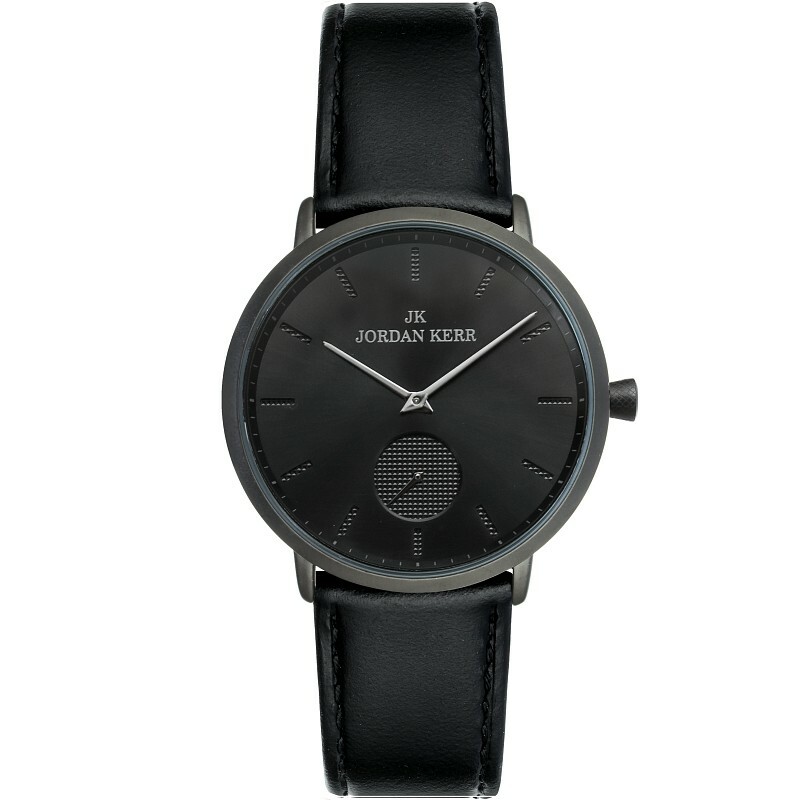 Zegarek Jordan Kerr G3027 IPB czarny pasek 1