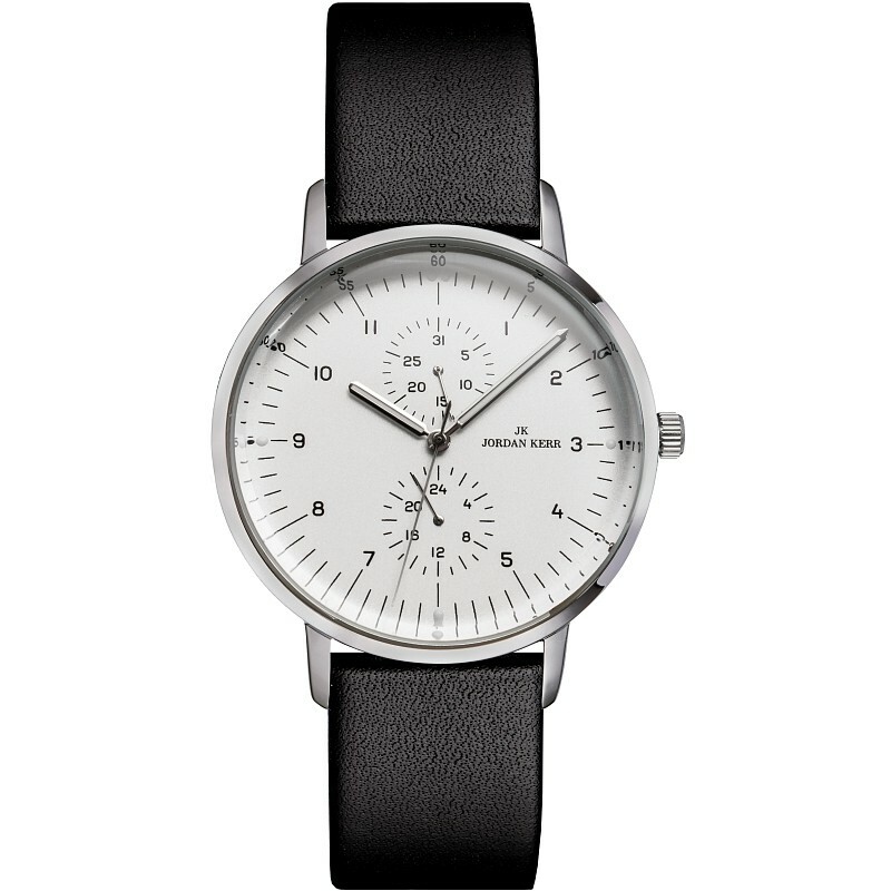 Zegarek Jordan Kerr P135W IPS PASEK SREBRNA TARCZA