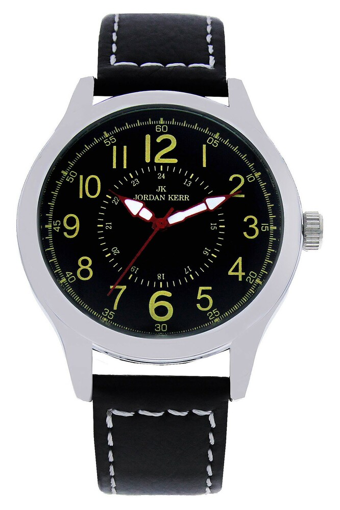 Zegarek Jordan Kerr PT- 11720 IPS CZARNY PASEK