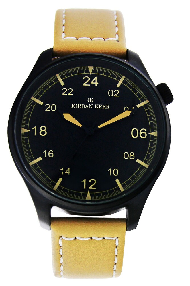 Zegarek Jordan Kerr PT- 11898 IPB JASNO-BRĄZOWY PASEK