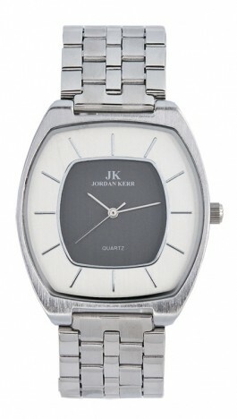 Zegarek Jordan Kerr W0918 srebrno-czarna tarcza