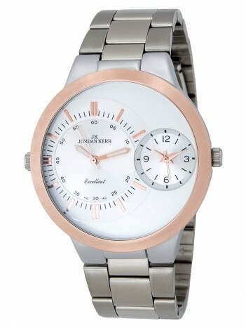 Zegarek Jordan Kerr 15791 srebrna tarcza