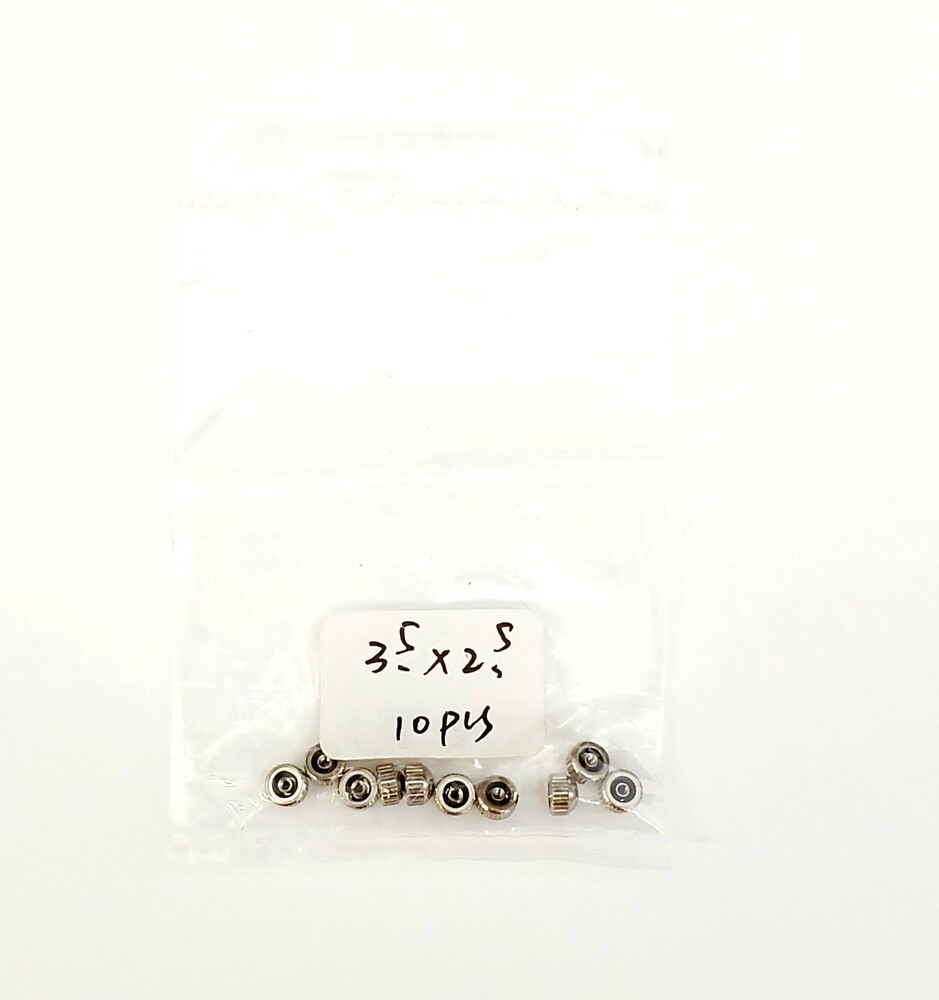 Koronki do zegarka SILVER 3,5x2,5 10szt