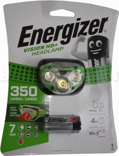 LATARKA ENERGIZER LP09171 CZOŁOWA VISION HD 350 LUMENÓW