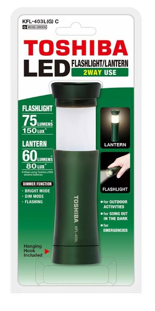 Latarka Toshiba LED KFL-403L zielona