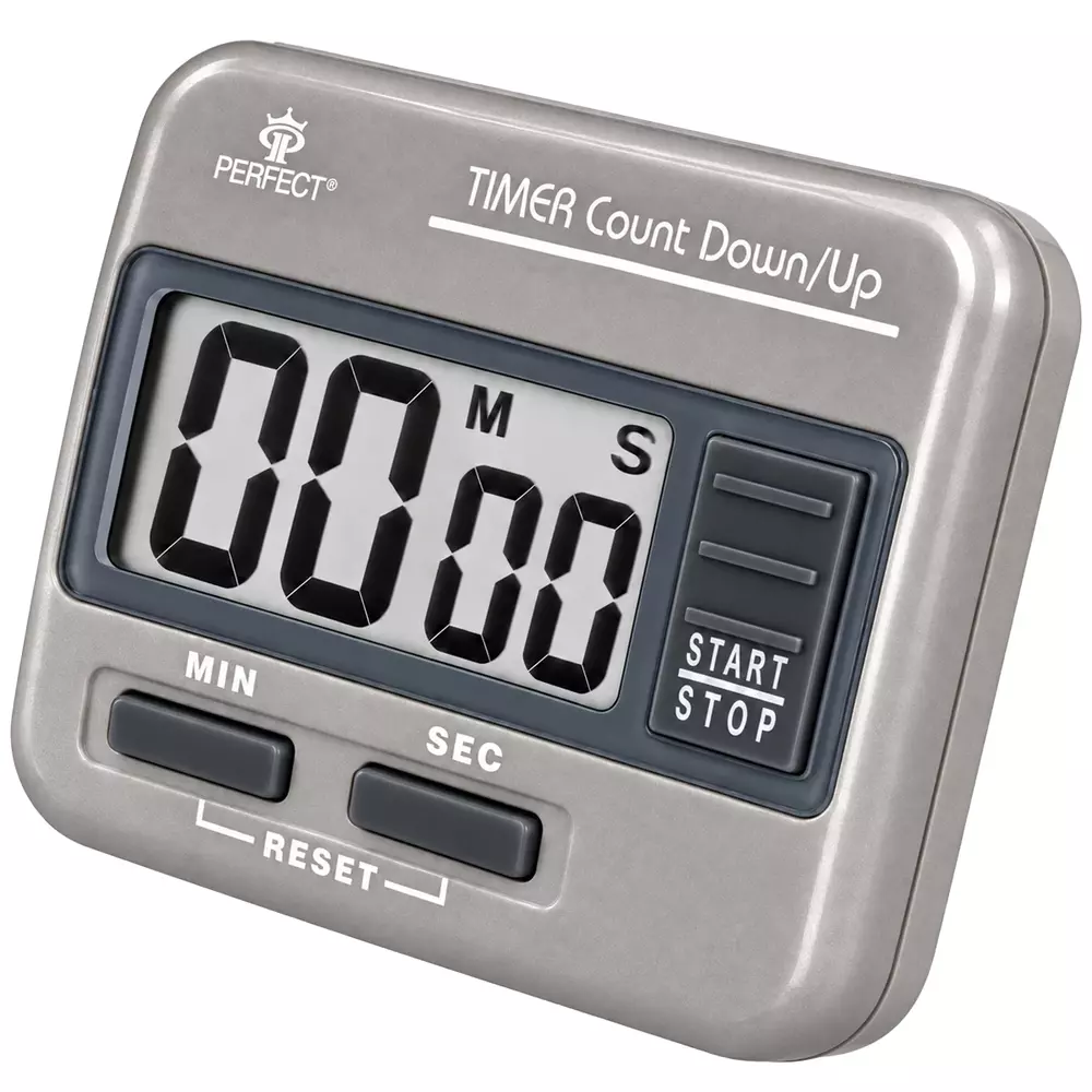 Minutnik LCD Perfect TM 86A Grafitowy