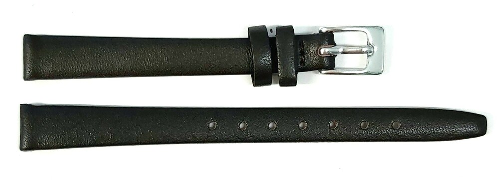 Pasek Chermond A132 CZARNY KLAMRA SREBRNA 8MM