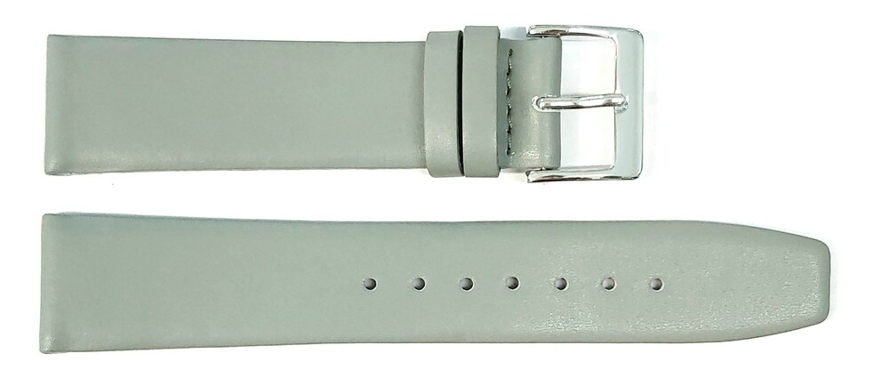 Pasek Chermond A132 SZARY KLAMRA SREBRNA 24MM