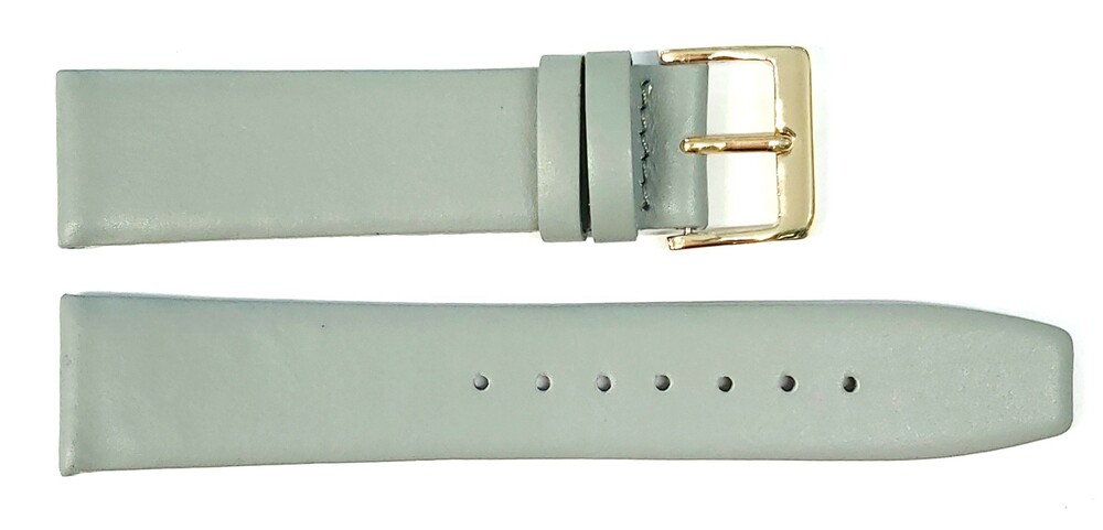 Pasek Chermond A132 SZARY KLAMRA ZŁOTA 24MM
