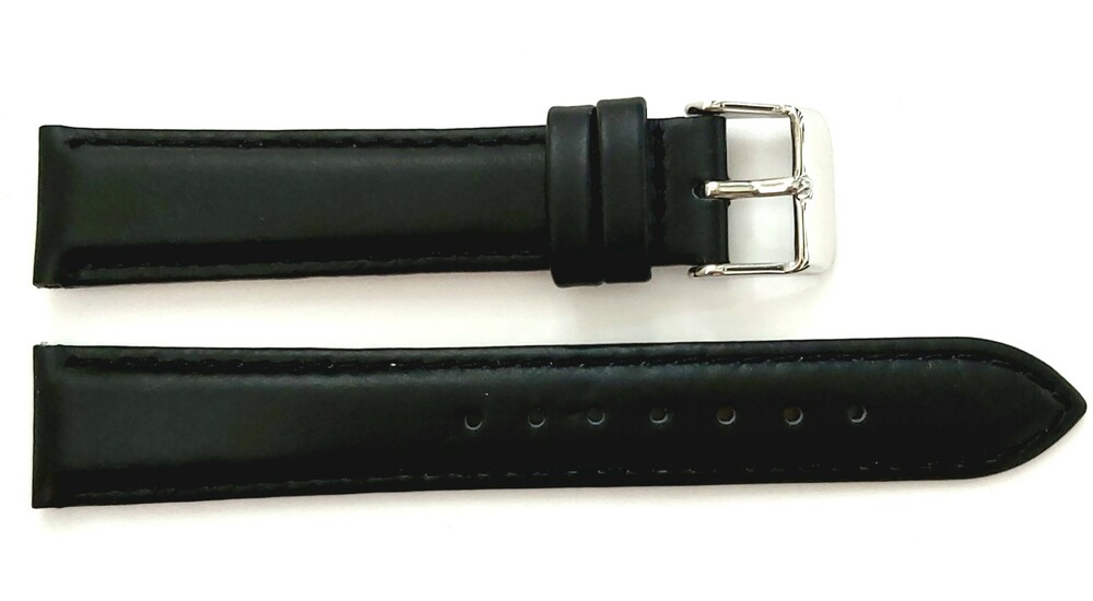 Pasek Chermond A174 CZARNY NIĆ BIAŁA 18MM