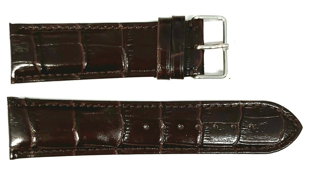 Pasek Chermond A190 CIEMN0-BRĄZOWY 24MM
