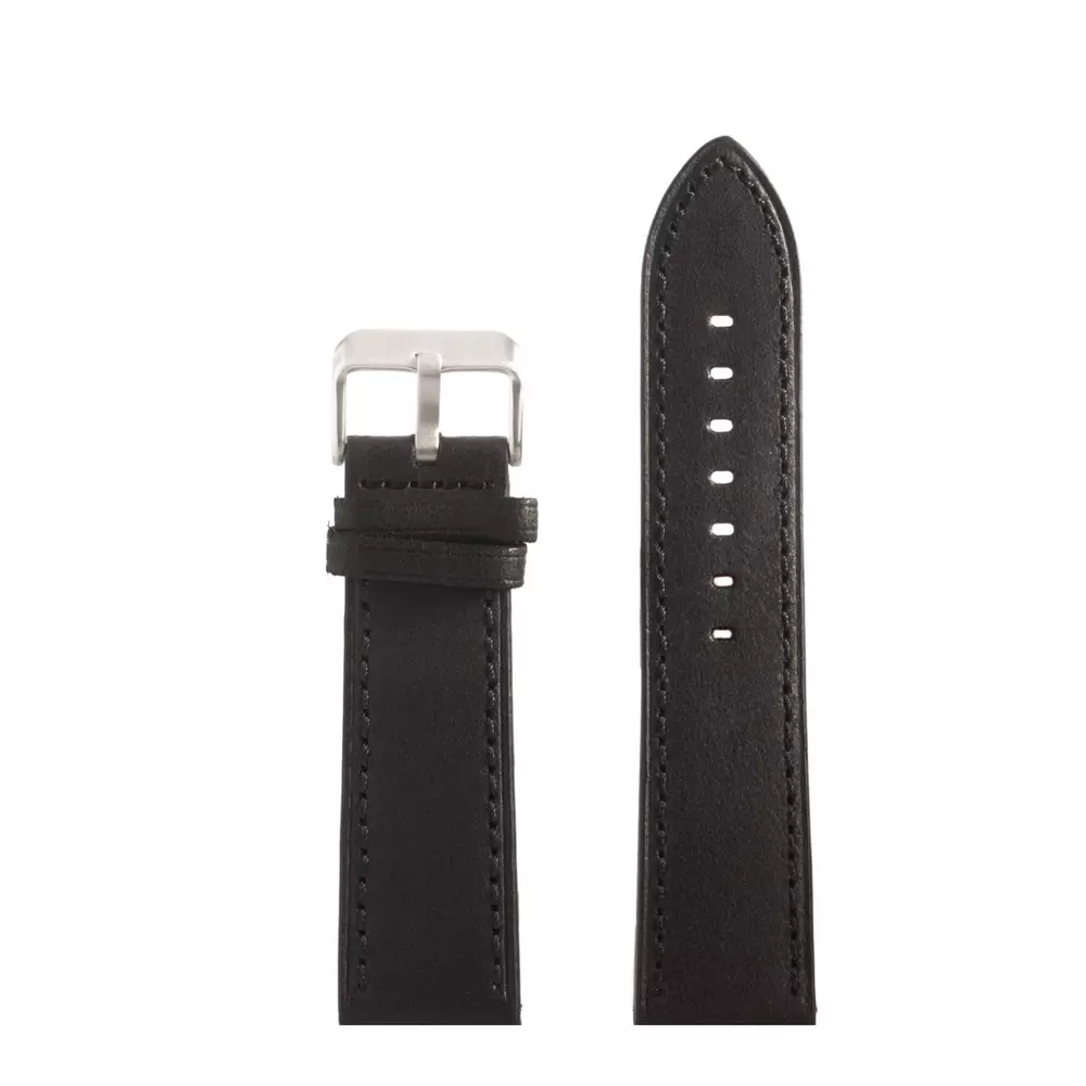 Pasek CHERMOND A207 CZARNY 22MM