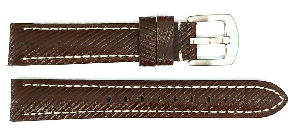 Pasek CHERMOND B002 BRĄZOWY 24MM