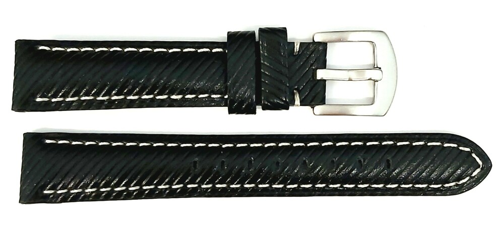 Pasek CHERMOND B002 CZARNY 24MM