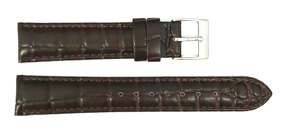 Pasek CHERMOND B014 CIEMNO BRĄZOWY 18MM