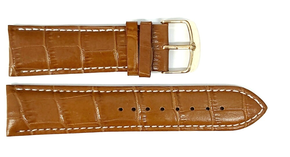 Pasek CHERMOND C101 BRĄZOWY 24MM