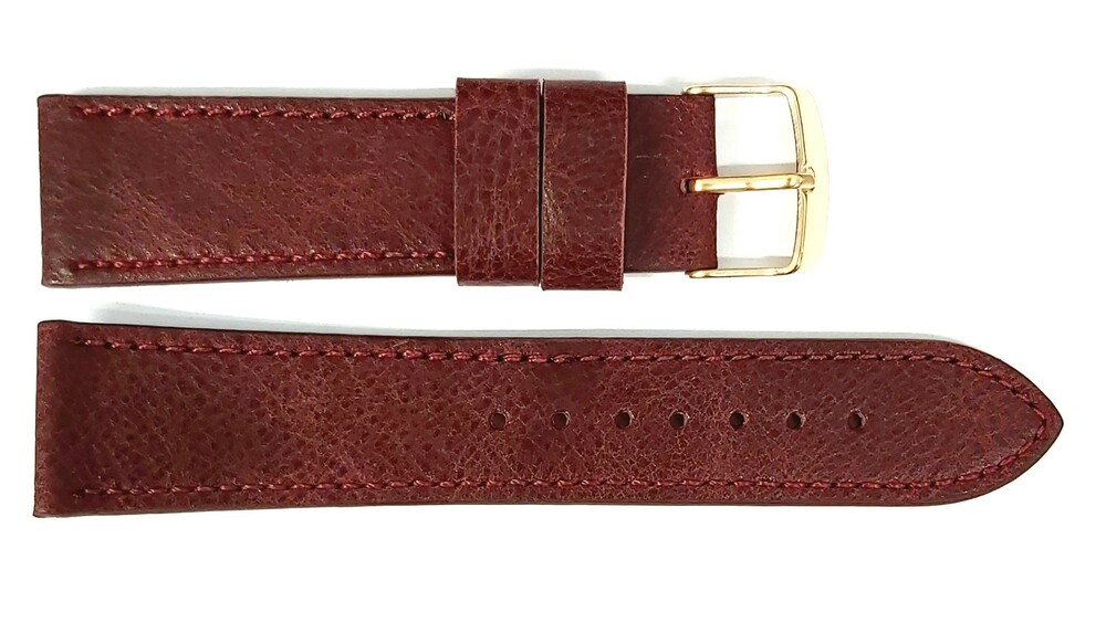 Pasek CHERMOND C104 BORDO 22MM